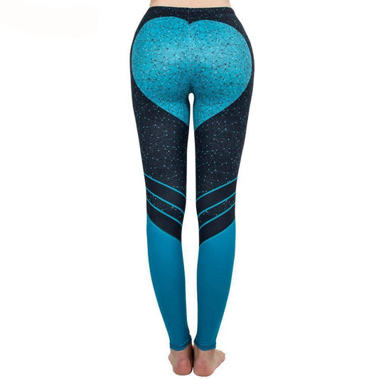 Leggings - Starry Sea Love Printing Leggings