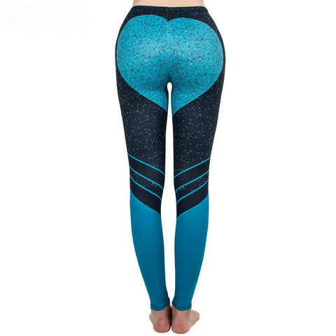 Image of Leggings - Starry Sea Love Printing Leggings