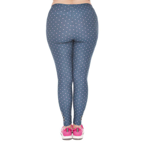 Image of New Arrival Freeride Deer Printed High Waist Leggings (Plus Size)