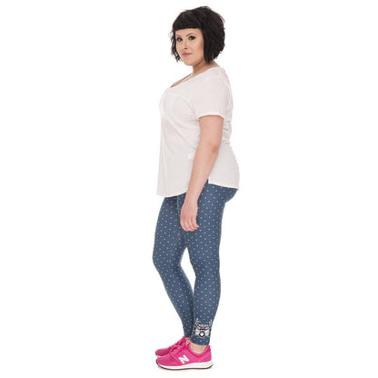 New Arrival Freeride Deer Printed High Waist Leggings (Plus Size)