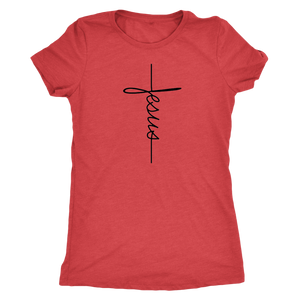 Jesus Dark Print Triblend T-shirt