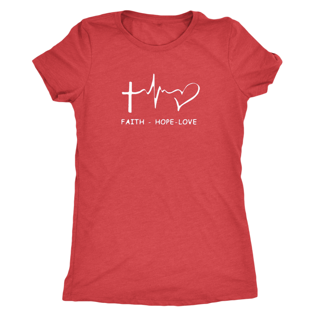 Faith - Hope- Love Triblend T-Shirt