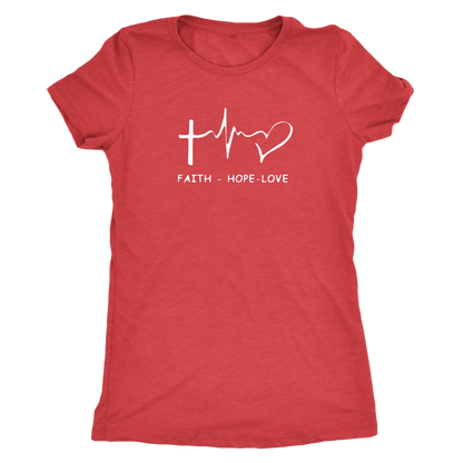 Faith - Hope- Love Triblend T-Shirt
