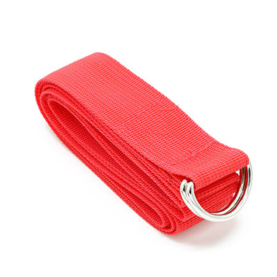 Image of Women Yoga Stretch Strap Multi-Colors D-Ring Belt Fitness Exercise Gym Rope Figure Waist Leg Resistance Fitness Bands Yoga Belt