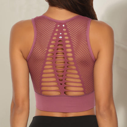 Hot Fitness Workout Backless Sports Bra