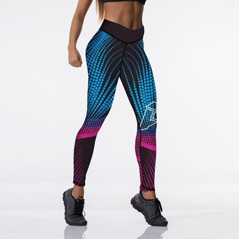 Image of Sexy High Waist Digital Printed Leggings