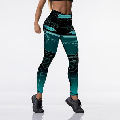 Sexy High Waist Digital Printed Leggings