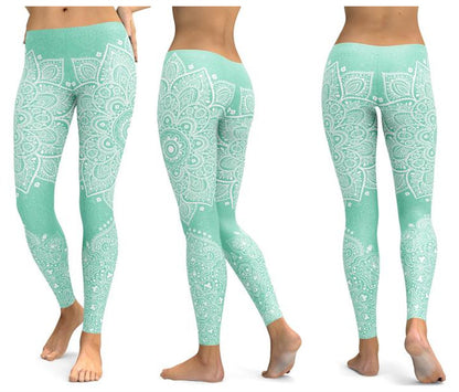 Mandala Yoga Pants Women's