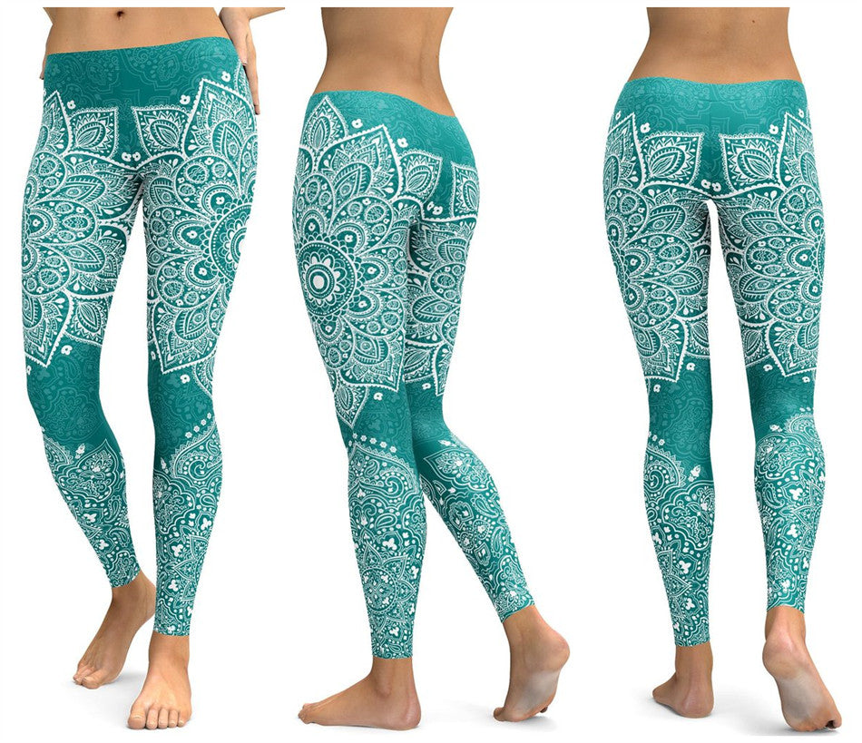 Mandala Yoga Pants Women's