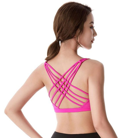 Image of Fitness Push Up Sports Bra