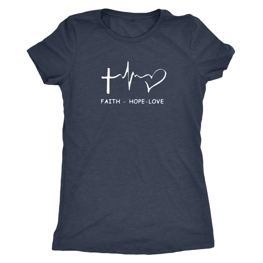 Faith - Hope- Love Triblend T-Shirt