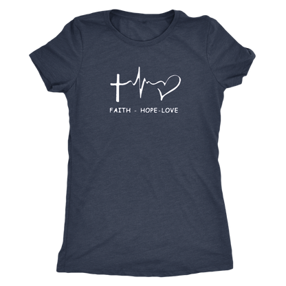 Faith - Hope- Love Triblend T-Shirt