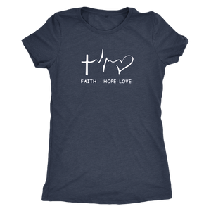 Faith - Hope- Love Triblend T-Shirt