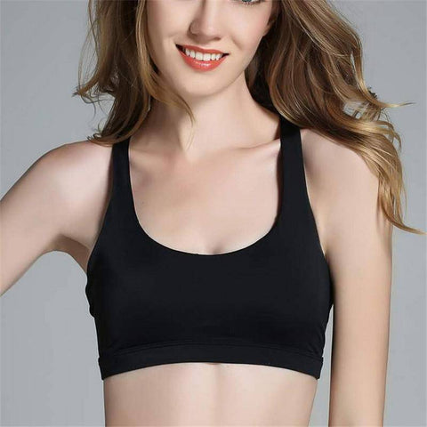 Image of Sports Bras - Padded Shake Proof Yoga Bra