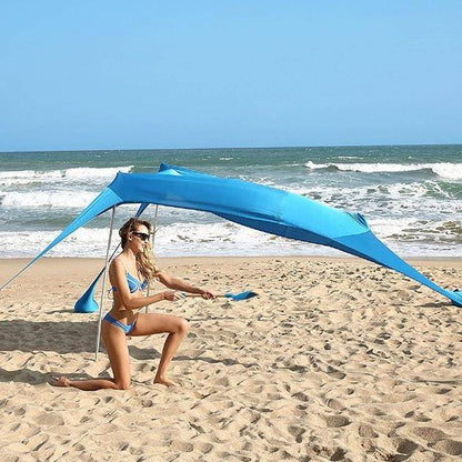 Sun Shelter - Portable Windproof Beach Tent  W/ FREE SHIPPING (for A Limited Time Only)