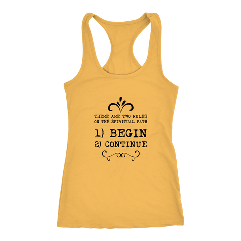 Image of T-shirt - 2 Rules Racerback Tank