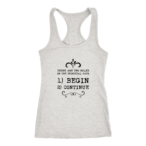 Image of T-shirt - 2 Rules Racerback Tank