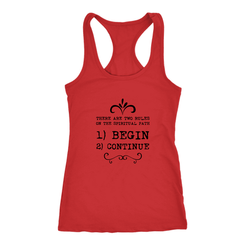 Image of T-shirt - 2 Rules Racerback Tank