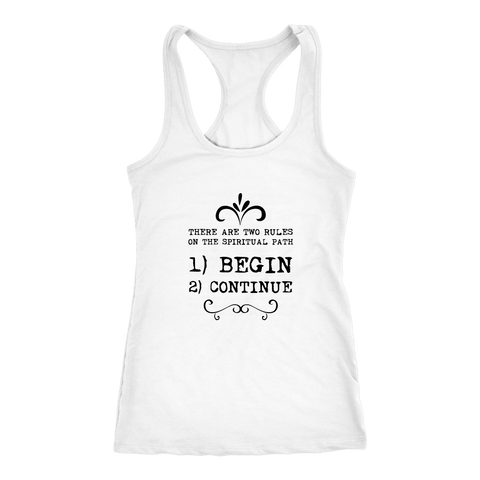 Image of T-shirt - 2 Rules Racerback Tank