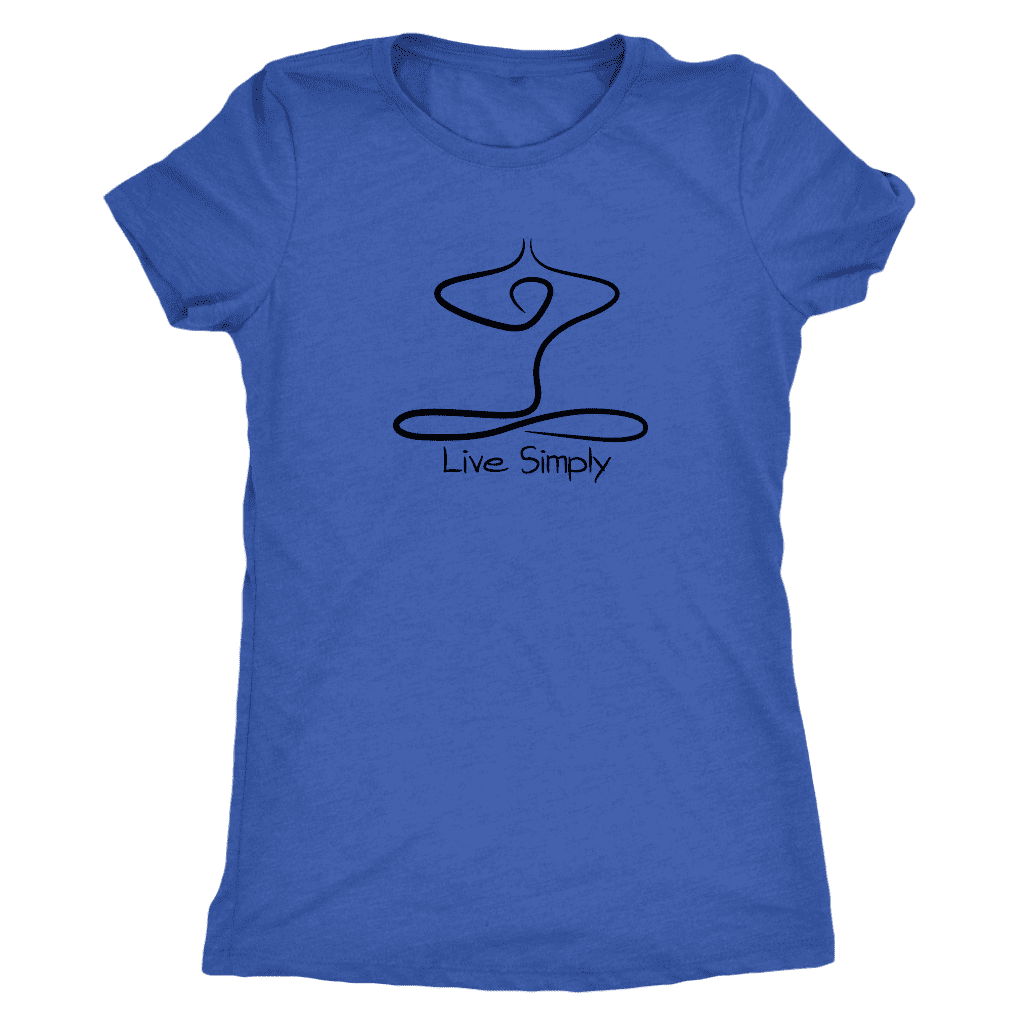 T-shirt - Live Simply Next Level Triblend T-Shirt