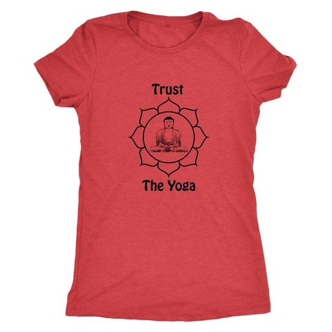 Image of T-shirt - Trust The Yoga Ladies T-Shirt (black Logo)