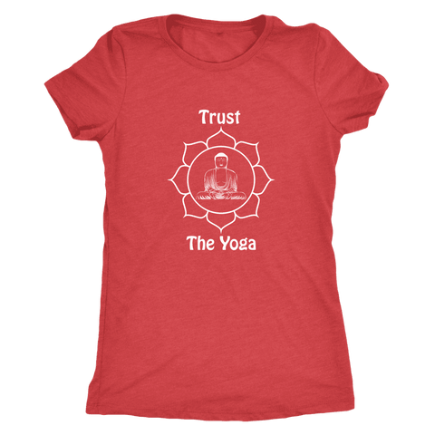 Image of T-shirt - Trust The Yoga Ladies T-shirt (white Logo)