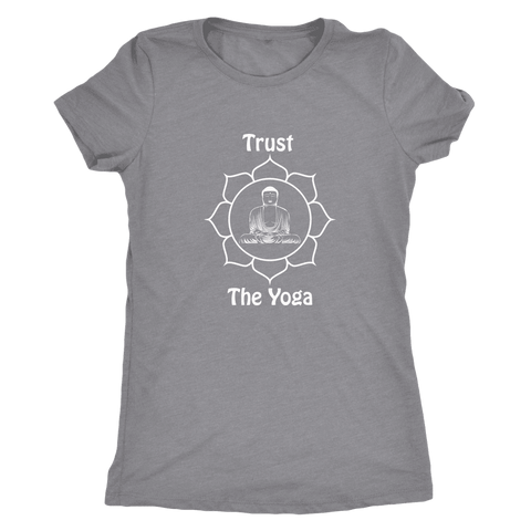 Image of T-shirt - Trust The Yoga Ladies T-shirt (white Logo)