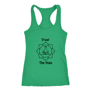 T-shirt - Trust The Yoga Ladies Tank Top (black Logo)