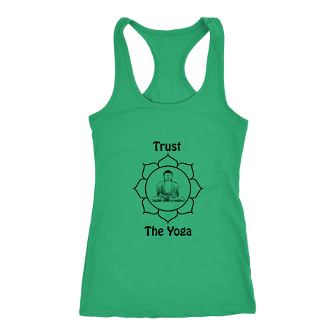 Image of T-shirt - Trust The Yoga Ladies Tank Top (black Logo)