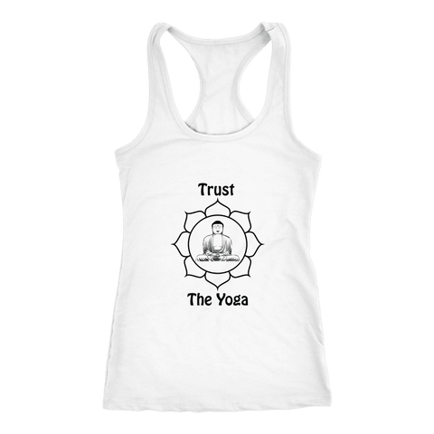 Image of T-shirt - Trust The Yoga Ladies Tank Top (black Logo)