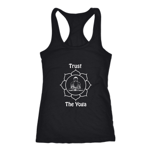 T-shirt - Trust The Yoga Ladies Tank (white Logo)