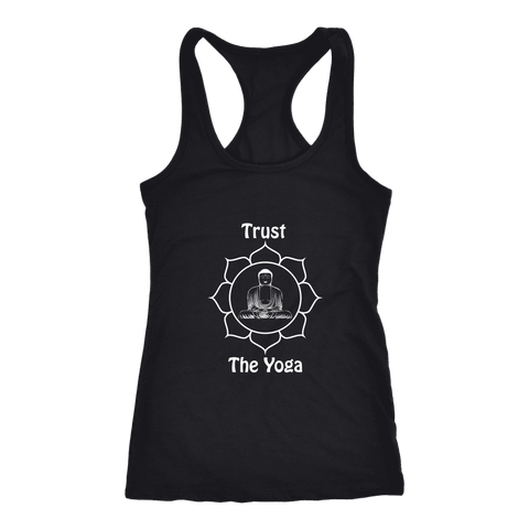 Image of T-shirt - Trust The Yoga Ladies Tank (white Logo)