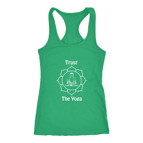 Image of T-shirt - Trust The Yoga Ladies Tank (white Logo)