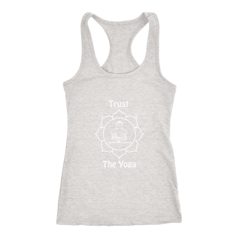 Image of T-shirt - Trust The Yoga Ladies Tank (white Logo)