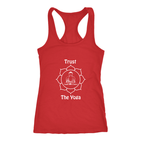 Image of T-shirt - Trust The Yoga Ladies Tank (white Logo)