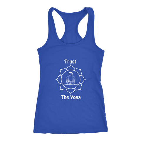 Image of T-shirt - Trust The Yoga Ladies Tank (white Logo)