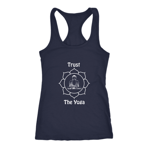 Image of T-shirt - Trust The Yoga Ladies Tank (white Logo)