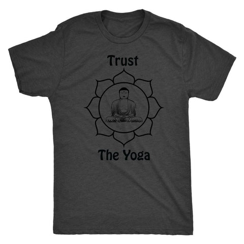 Image of T-shirt - Trust The Yoga Mens T-Shirt (black Logo)