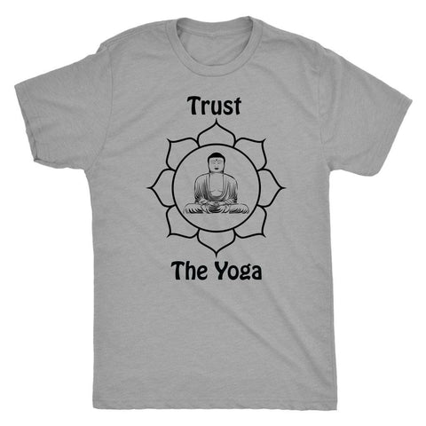 Image of T-shirt - Trust The Yoga Mens T-Shirt (black Logo)