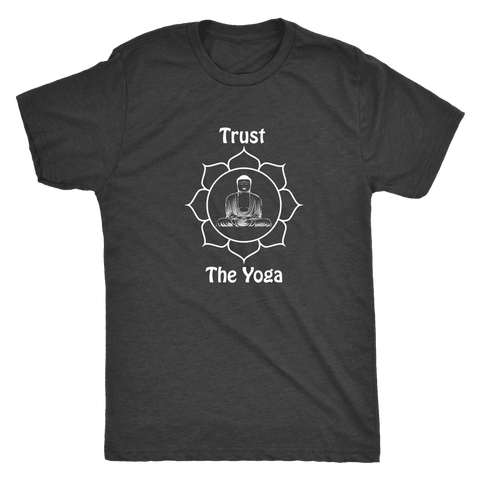 Image of T-shirt - Trust The Yoga Mens T-Shirt (white Logo)