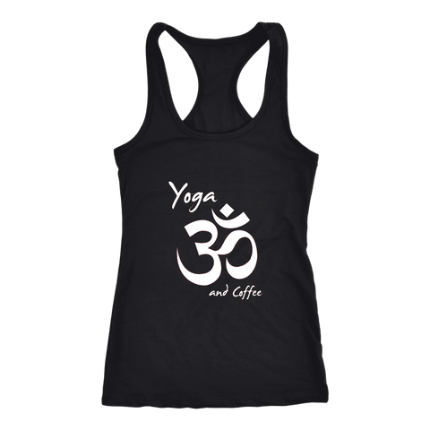 Image of T-shirt - Yoga And Coffee Tank Top