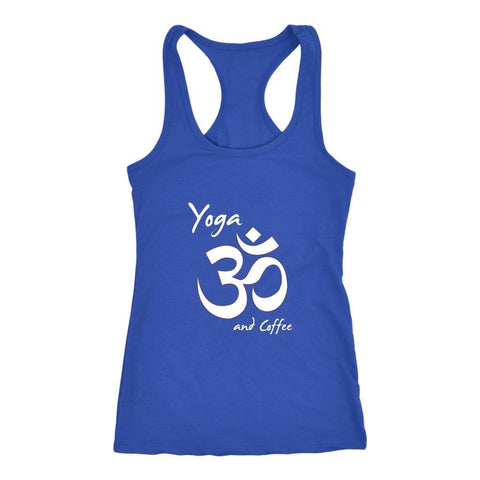 Image of T-shirt - Yoga And Coffee Tank Top