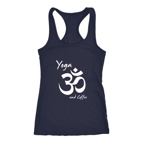 Image of T-shirt - Yoga And Coffee Tank Top