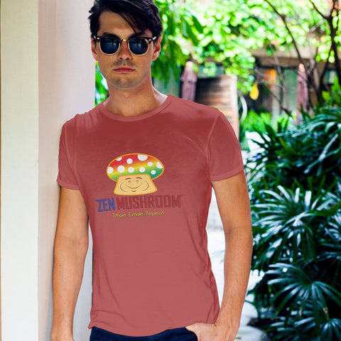 Image of T-shirt - Zen Mushroom Logo Shirt (Mens)