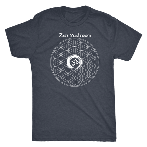 Image of T-shirt - ZM Om Circle Next Level Triblend T-Shirt