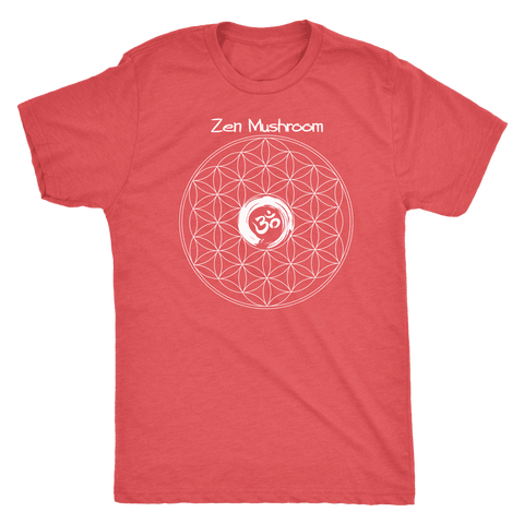 Image of T-shirt - ZM Om Circle Next Level Triblend T-Shirt