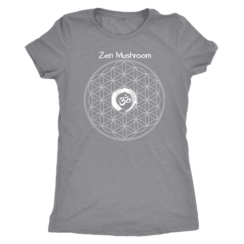 Image of T-shirt - ZM Om Circle Next Level Triblend T-Shirt