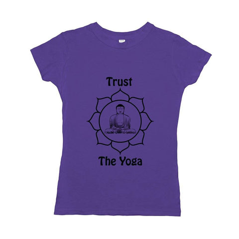 Image of Trust The Yoga Basic Womens T-Shirt