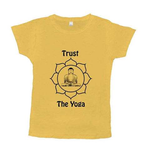 Image of Trust The Yoga Basic Womens T-Shirt