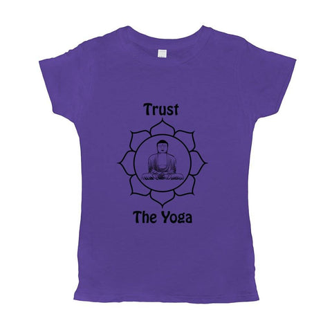 Image of Trust The Yoga Basic Womens T-Shirt